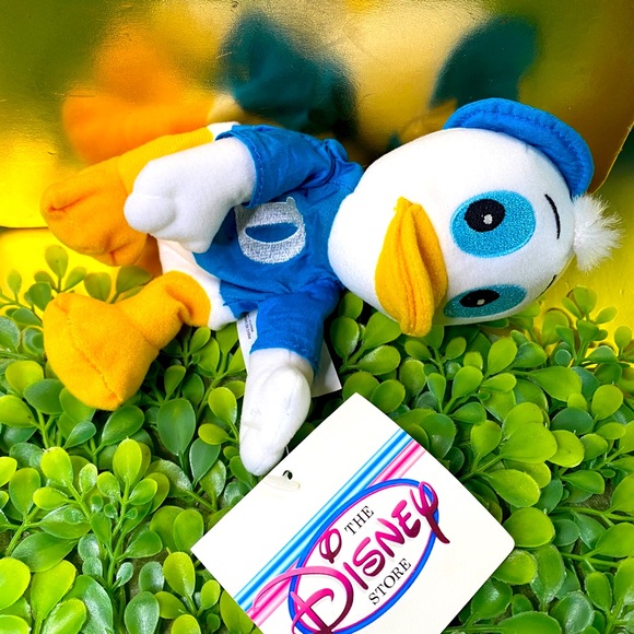 DISNEY EXCLUSIVE VTG 90s DONALD DUCK’S HUWEY LOUIE & DEWEY BEAN BAG PLUSH 7” - Picture 6 of 12